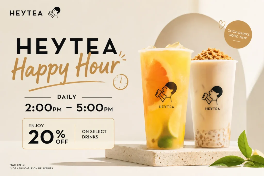 HEYTEA Happy Hour