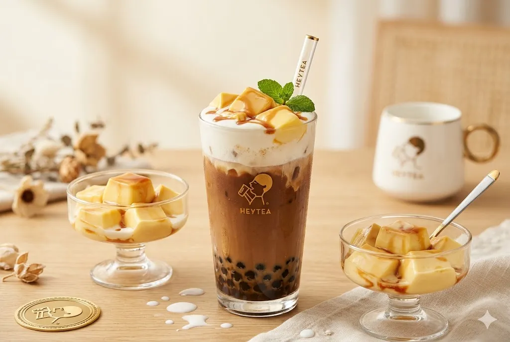 HEYTEA Pudding / Custard (Creamy Dessert Layer) toppings