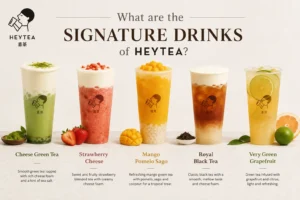 What are the signature drinks of Heytea?