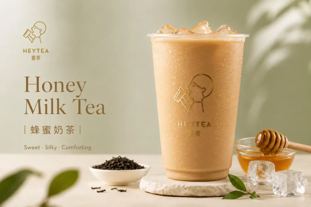 honey milk tea