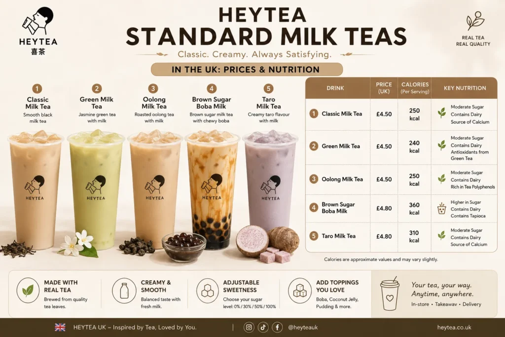 standard milk tea