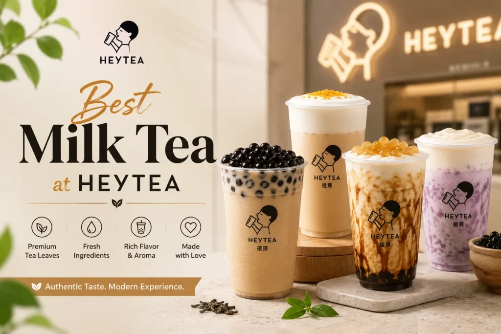 Best Milk Tea at HEYTEA