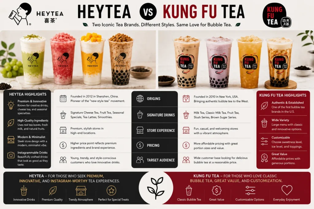 HEYTEA vs Kung Fu Tea