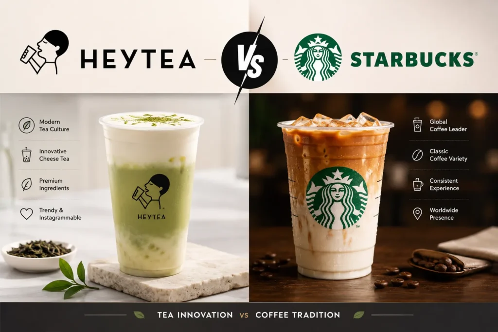 HEYTEA vs Starbucks