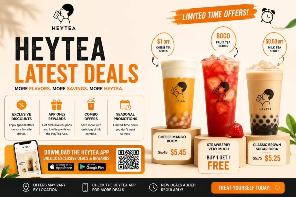 heytea latest deals